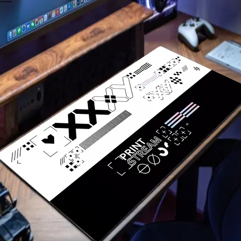 애니메이션 드래곤 대형 마우스 패드 잠금 장치 마우스 매트 XXL 소프트 마우스 매트 미끄럼 방지 마우스 패드 게이머 그란데 테이블 매트 키보드 패드