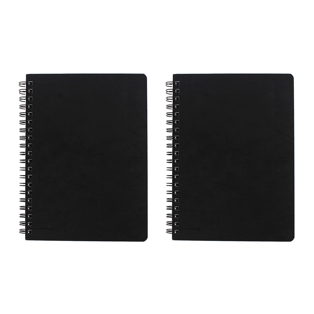 

2 Pcs Sketch Notebook Paper Notebooks Spiral Coil Notepad Sketchbook Vintage