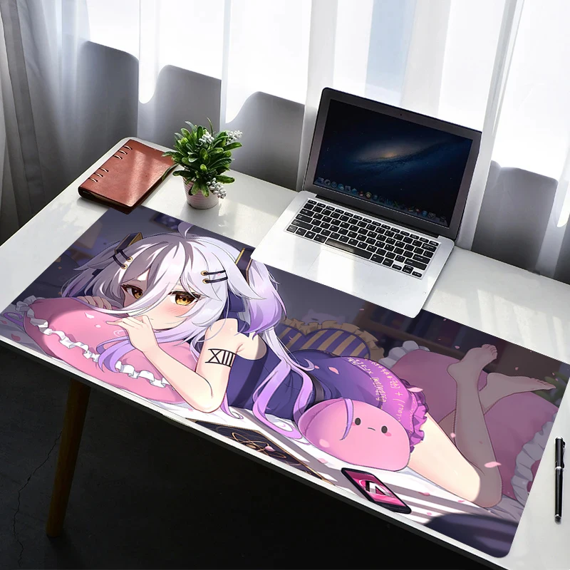 

Mouse Pad Design Non-Slip Desk Mat VShojo Henya the genius Gaming Accessories Stitched Edge For Home And Game For Gamer Mousepad