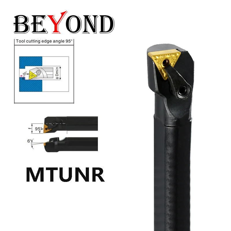 BEYOND MTUNR MTUNL Boring Bar S16Q S20R S25S MTUNR16 MTUNL16 Lathe Cutter Holder Turning Toolholder Use Carbide Inserts TNMG