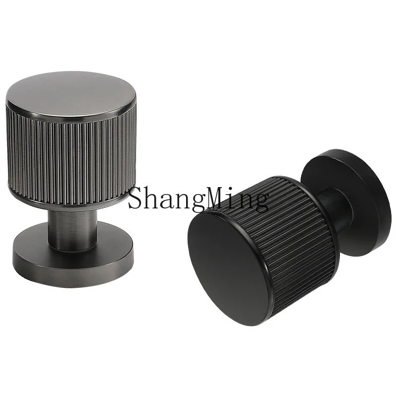 

PYH [Invisible Door Special] Black Minimalist Invisible Door Lock Hidden Single Sided Handle Secret Room Hidden