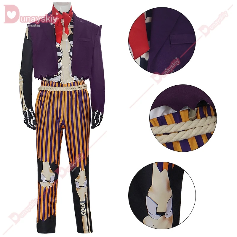 Аниме Hector Rivera Косплей Костюм Great-grandfather Одежда Мужской Хэллоуин Косплей Коко Косплей Костюм Скелет Одежда