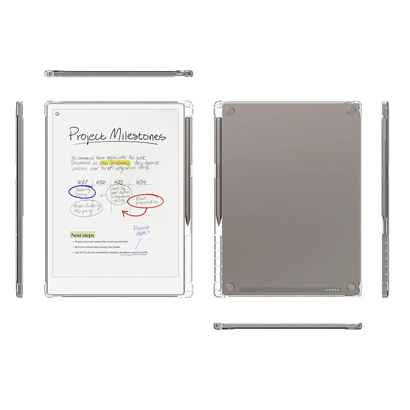 Transparent Silicone Soft E-Book Reader Protective Case For Remarkable Paper Pro Tablet Protector Back Cover