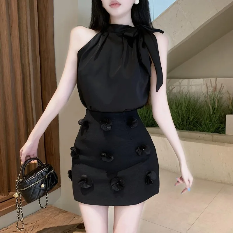 Ensemble deux pièces de jupe Sexy pour femmes, nouvelle fonction assortie, vêtements élégants et décontractés, bon marché, offres de tenues féminines chics Co Ord