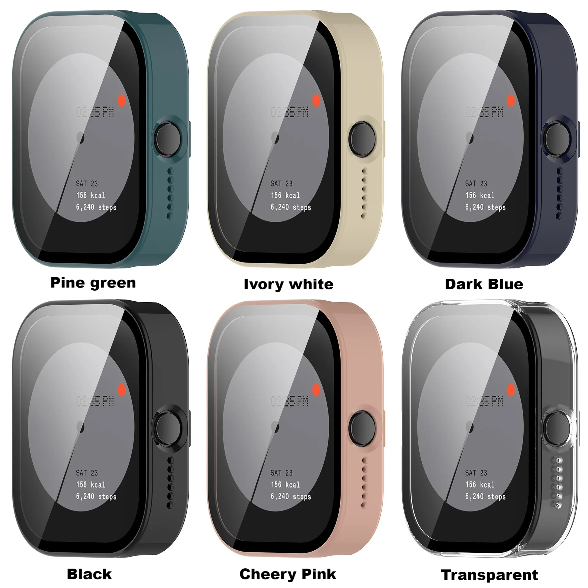 Tempered Glass Case For CMF By Nothing Watch Pro(D395) Samrt Watch Strap Full Cover Bumper Protective Shell Screen Protector