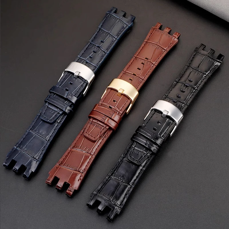 For Swatch SVGK407 SVGK406 SVGK409 SVGK403 Cowhide Leather Watchband 22mm Watch Bracelet Strap Black Brown Blue White with Tools