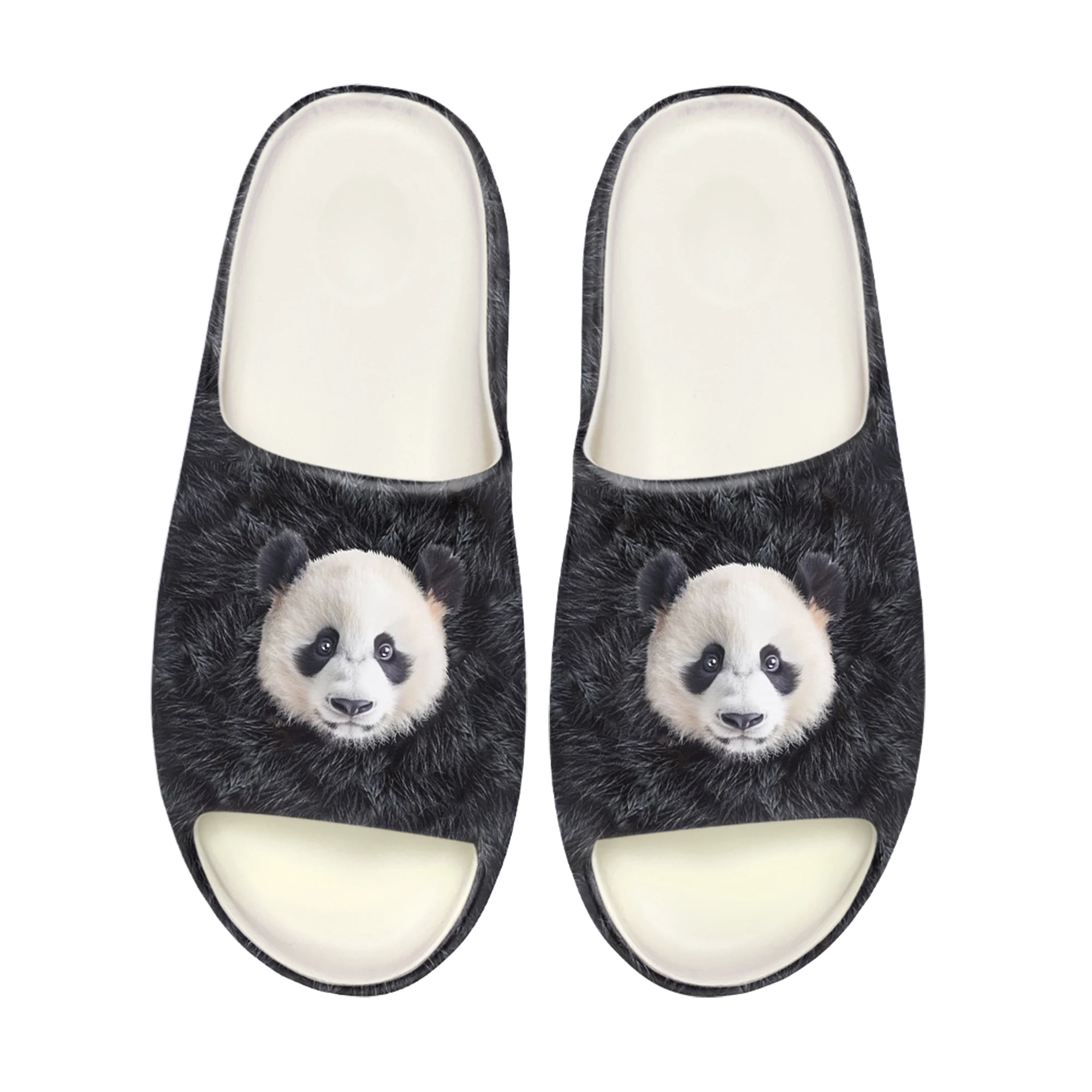 Panda Leopard Tiger Wolf Dog Soft Sole Sllipers Home Clogs Customized Water Shoes Mens Womens Teenager Stepping on Shit Sandals