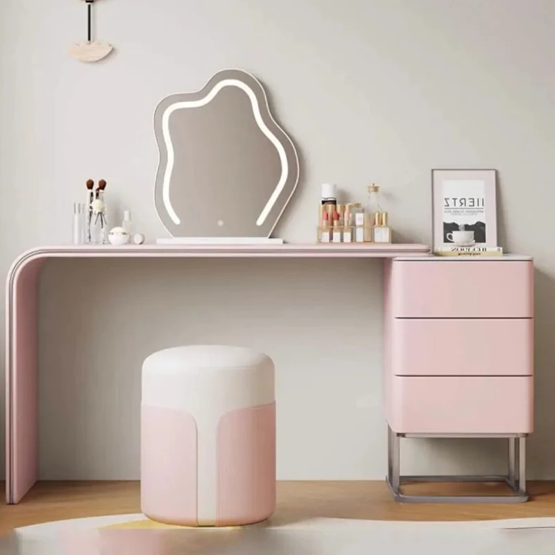 

Organizer Luxury Dressing Table Nordic Chair Bedroom Desk Vanity Table Cabinet Luxury Women Penteadeiras De Maquiagem Furniture