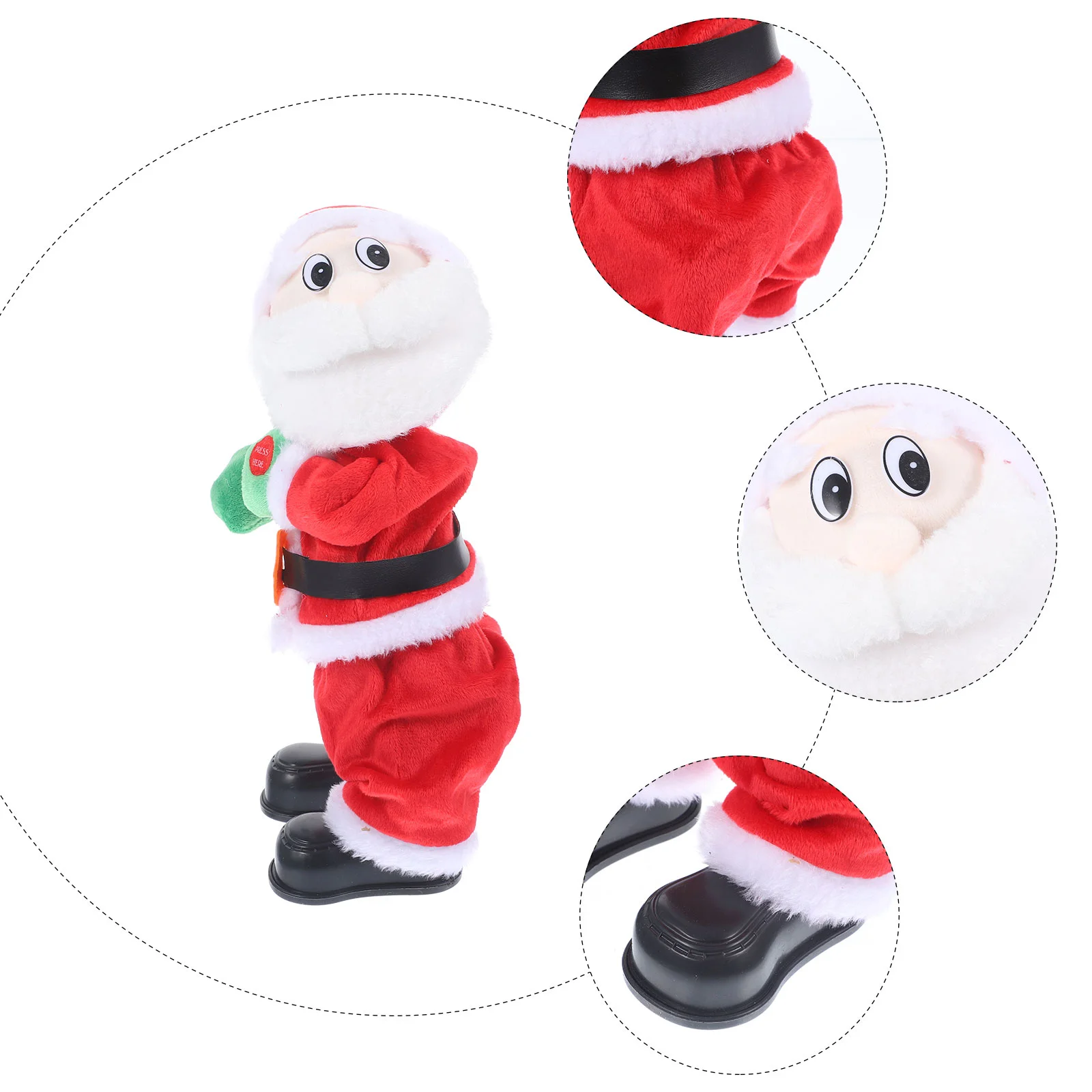 Funny Twerking Toys Electric Party Favor with Music Twisted Hip Santa Claus Gift