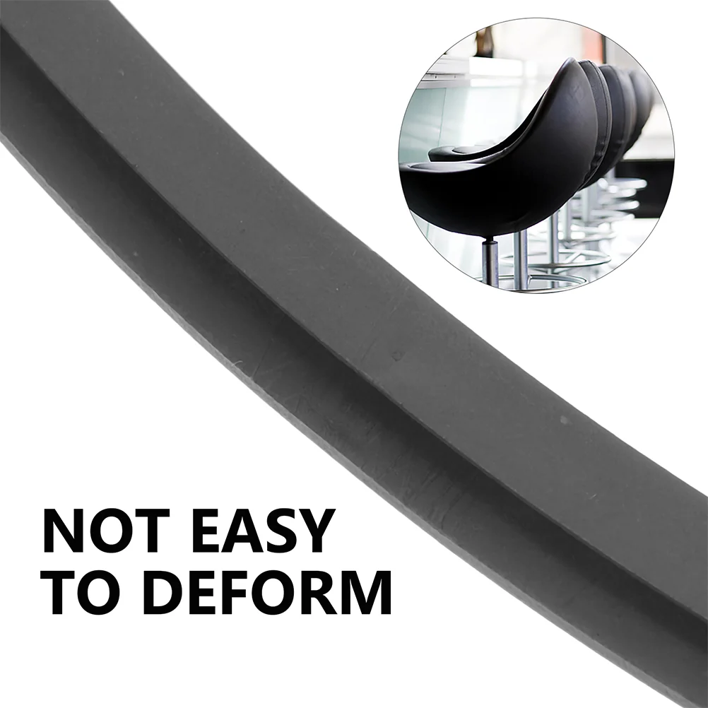 2pcs Rubber Base Rings Bar Stool Floor Protectors for Hardwood Kitchen Counter Stools Prevent Scratches Noise Free Easy