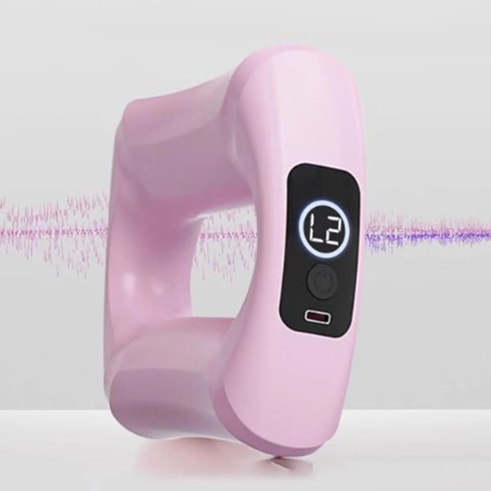 

1 шт., ударные массажеры для мышц, эргономичный электрический массажер для фасции, беспроводной легкий кольцевой инструмент для коррекции фигуры для шеи и тела