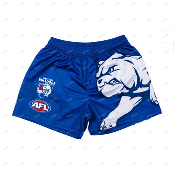 24/25 Hot Youth Rugby Jersey Train Team Adult Sports Clothes Footy Shorts Boys Male Teenager Children Kids Men Western Bulldogs