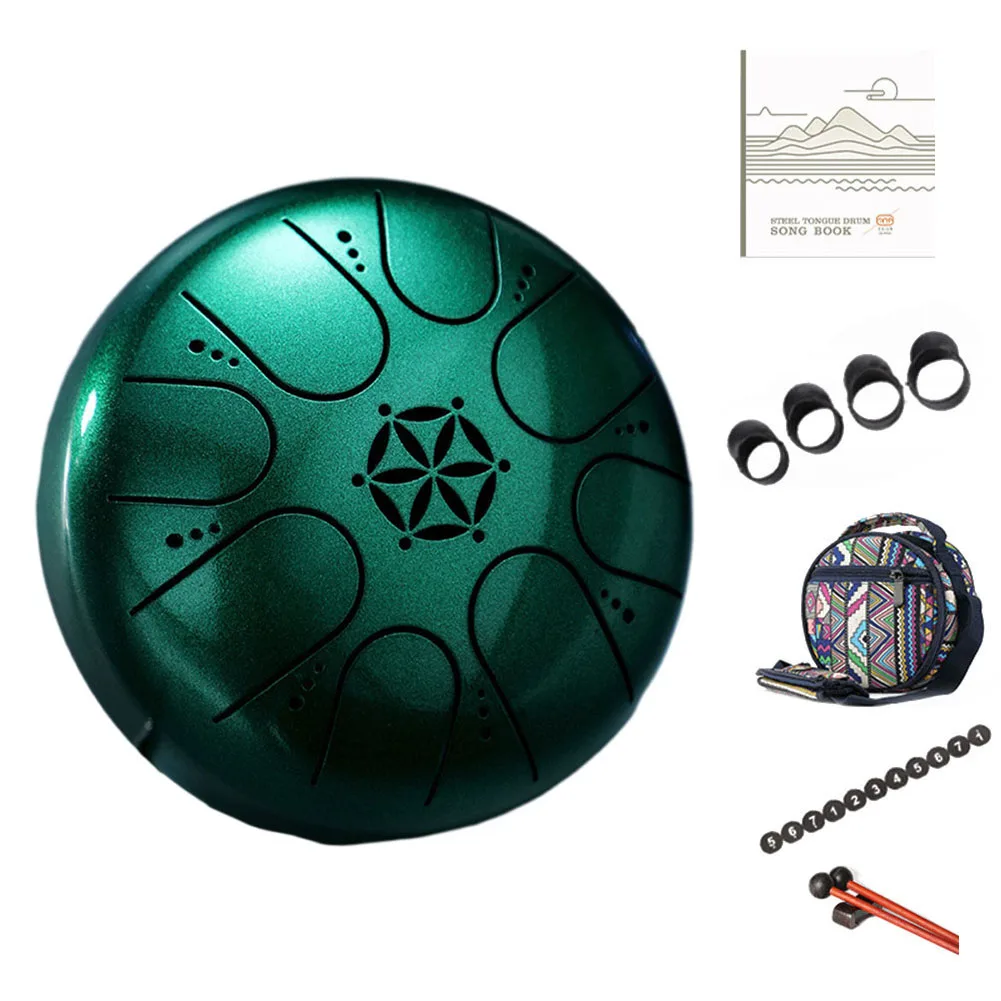 

Practical To Use Steel Tongue Drum Steel Tongue Drum 8 Tone Beginners Tools Portable Handpan Steel Tongue Drum