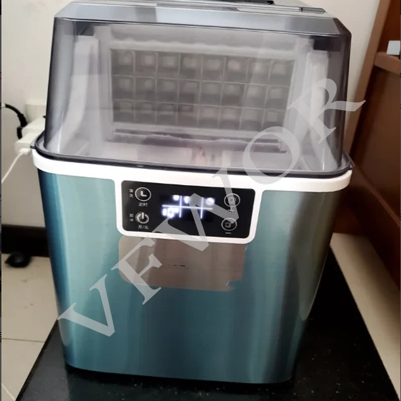 Ice Maker,Ice Cube Makers,Stainless Steel Ice Makers Countertop,Tabletop Ice Maker Machine Maker