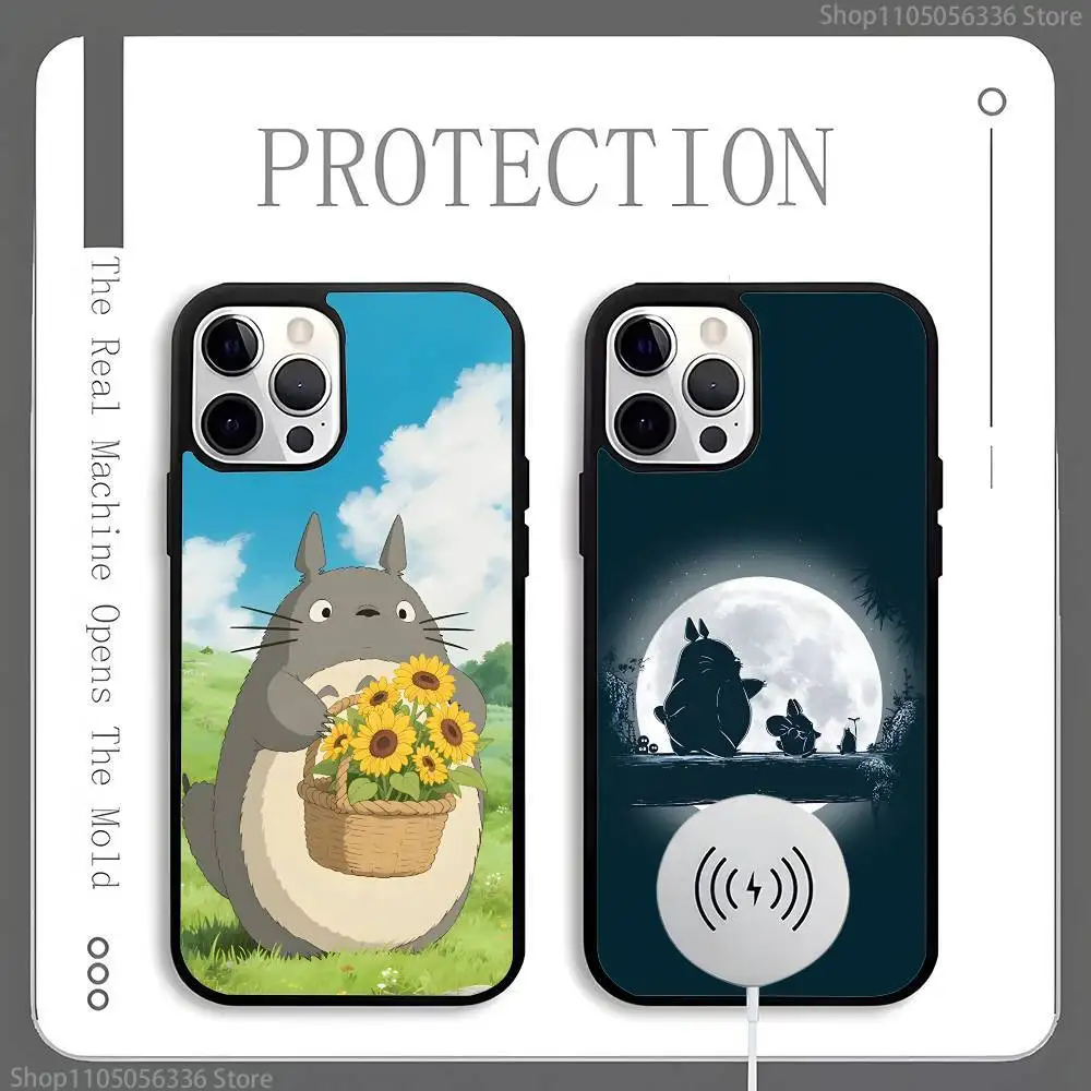 

Anime T-Totoro-ES Phone Case For iPhone 17,16,15,14,13,12,11,Pro,Max,Plus,Mini,SE4,E Magnetic Magsafe Wireless Charging