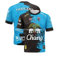 Summer THAILAND CHANG Jersey Men T-shirt 3D Printed Quick Drying Casual Short Sleeved Men Sportswear Top Moto