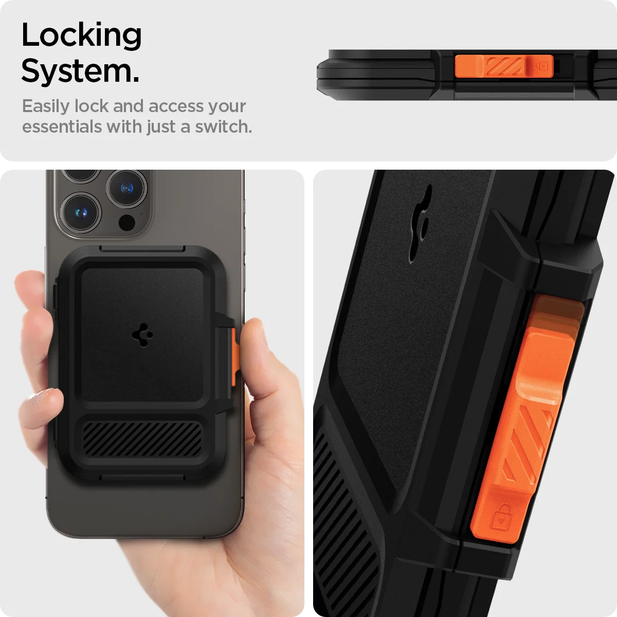 Magnetyczne etui na karty Spigen Lock Fit (MagFit) do MagSafe — zdjęcie 6