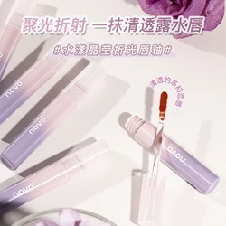 Crystal Mirror Lip Glaze Moisturizing Long Lasting Smooth Natural Pigmented Lip Gloss Lightweight Refreshing Liquid Lipstick