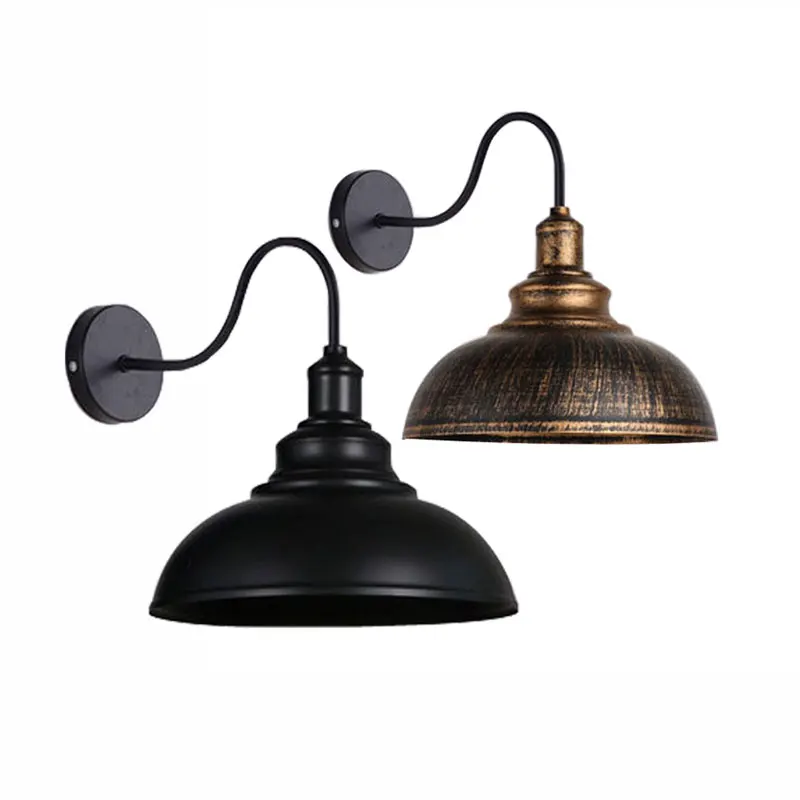 الأمريكية الرجعية الحديد الجدار مصباح النمط الصناعي غرفة نوم شرفة الممر بار مقهى الحنين السرير الجدار ضوء الصدرية #4