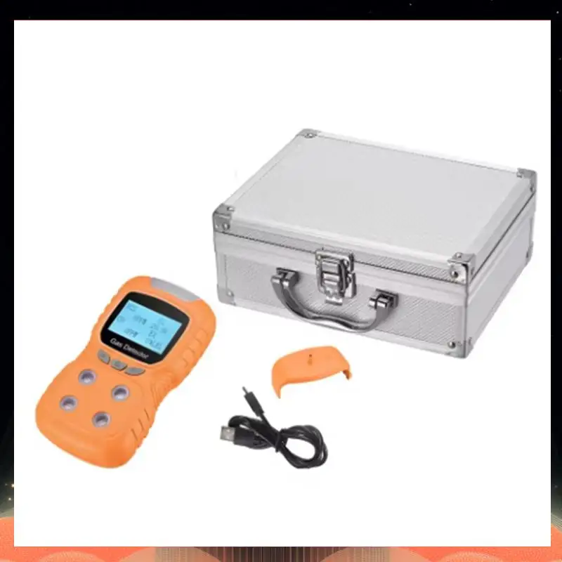 

4 In 1 Gas Detector CO HHS LEL Monitor Digital Handheld Carbon Monoxide Hydrogen Sulfide Air Quality Tester EU PLUG-TCE