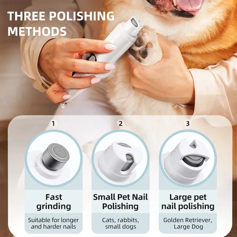 

Fully Waterproof LED Display Dog Cat Grooming Trimmer, Pet Electric Clipper with LED Light, Electric Paw Shaver Dog Claw Trimmer