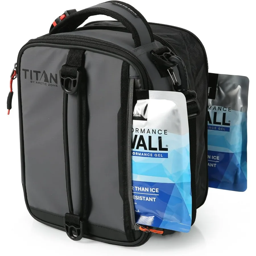 

Titan High Performance Insulated Expandable Lunch Pack - Sharkskin Gray