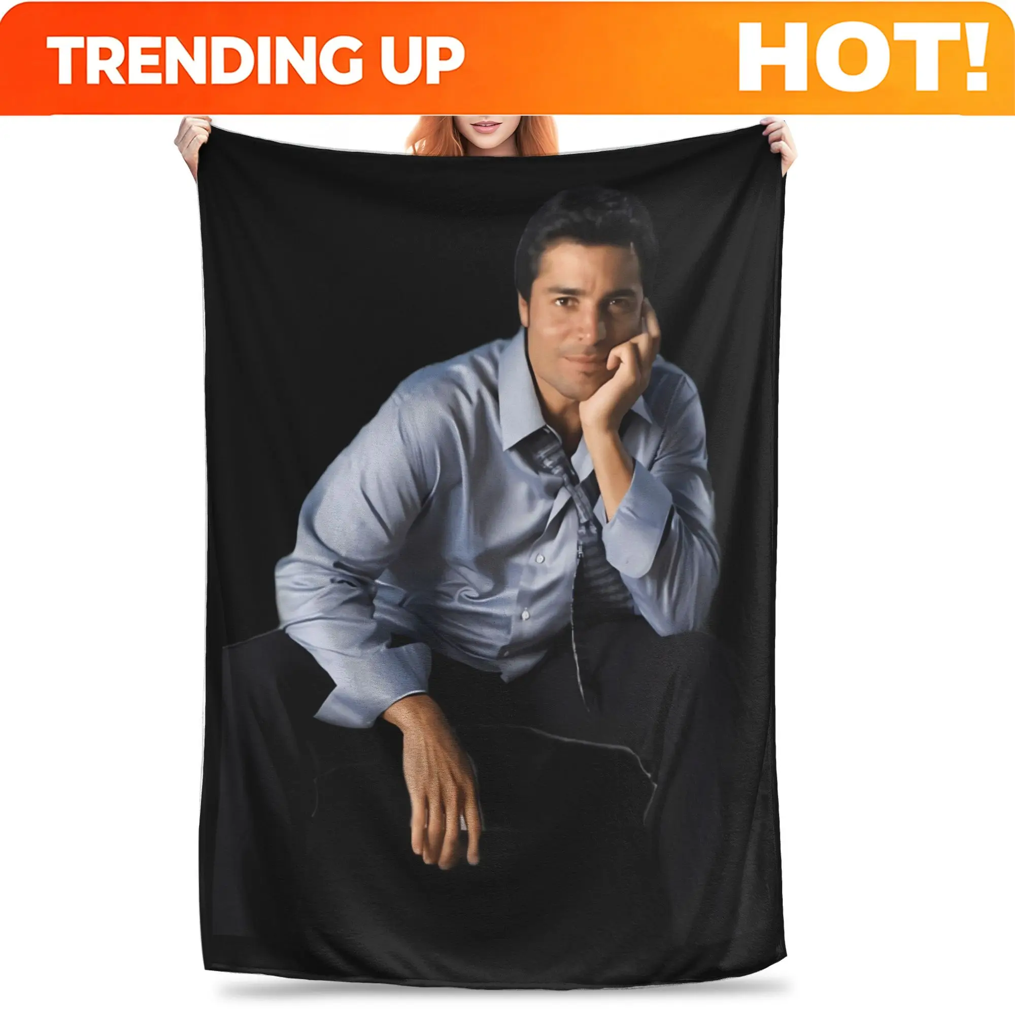 Customize Chayanne Blanket Flange Textile Decor Portable Super Soft Throw Blankets for Home Office Plush Thin Quilt