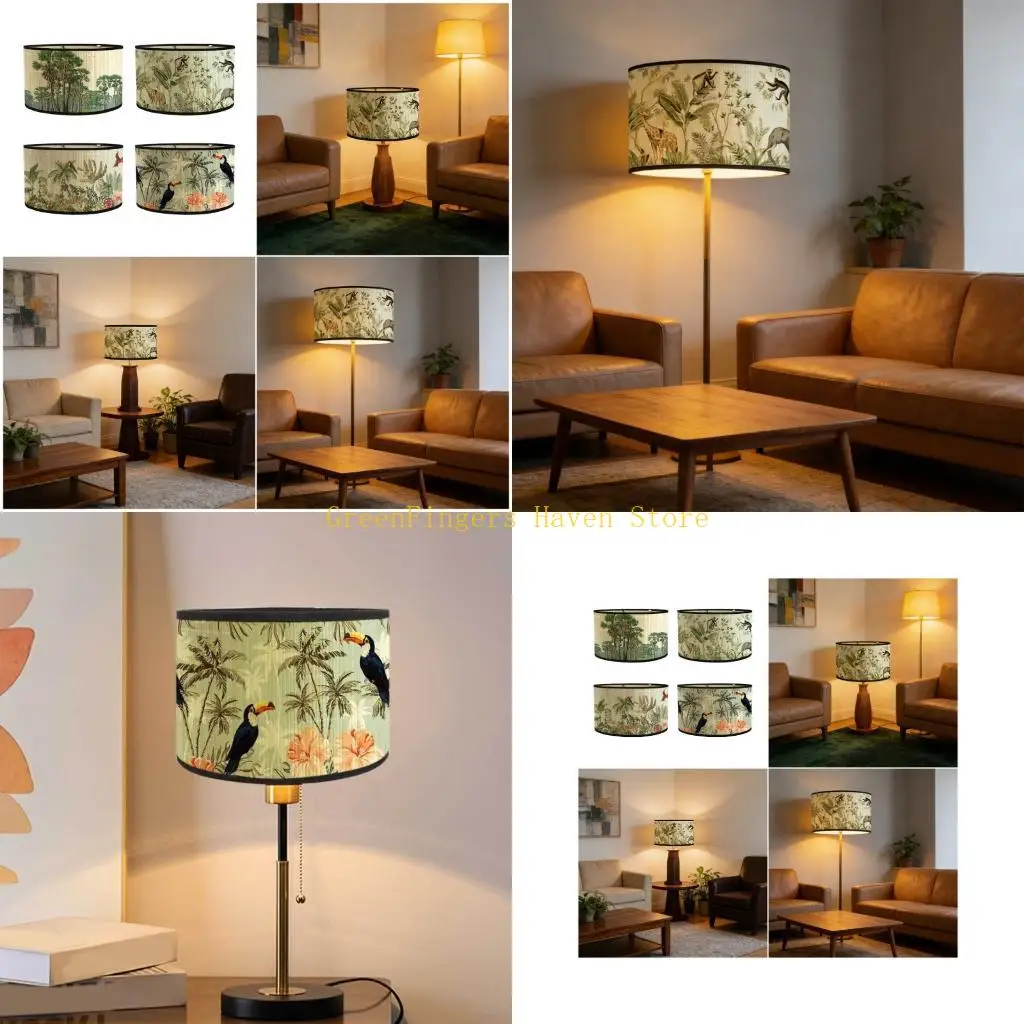 F68D Removable Living Room Lamp Shade for Various Lighting Fixtures Stylish Design