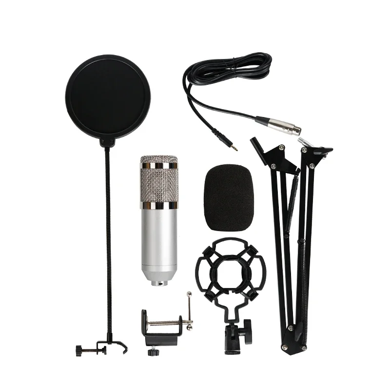 

Professional Audio Sound Card Set Condenser Microphone For Live Skype YouTuber Karaoke Gaming Recording