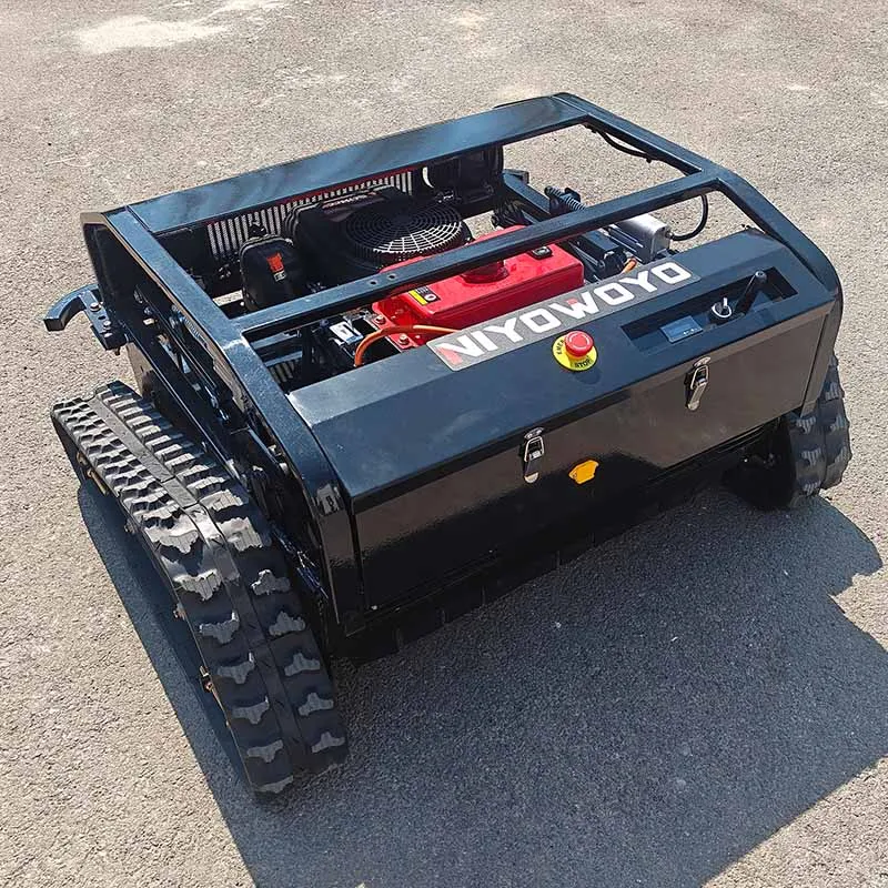 الأراضي القاحلة بستان الحضانة إزالة الأعشاب الضارة الزاحف جزازة العشب آلات الحديقة جهاز ذكي للتحكم عن بعد الزاحف جزازة العشب #4