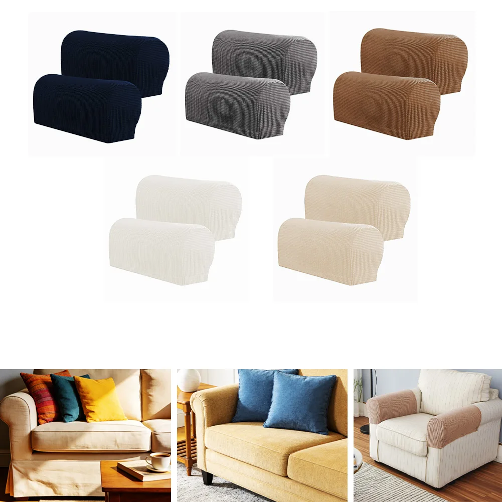 Sofa Chair Armrest Covers - Anti-slip Protection  Armchair Cover In 5 Colors Sofa Armchair Cover Protector Removable