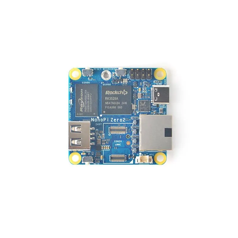 Imagem -03 - Placa de Desenvolvimento Nanopi Zero2 Mini Rockchip 1gb 2gb Ram Caixa de Metal Cnc Rk3528a Porta Ethernet Gigabit