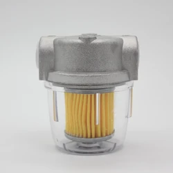 YORK Oil filter for oil burner Transparent P.C. Cup 1/4