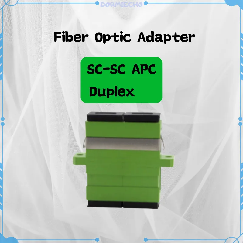 Fiber Optic Adapter SC/APC Optical Fiber  Coupler Flange SC-SC Dual Port Duplex Simplex Multi Mode