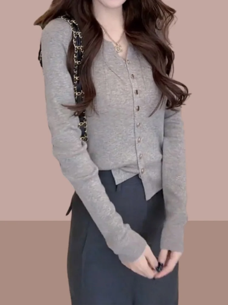 ay Abnehmen Breite Bein Hosen frauen Hohe Taille Pendeln Lose Schmale Version Gerade Neun Punkte Hosen Herbst Neue Sle