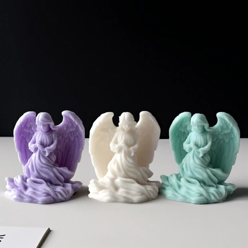 

Angel Girl Aroma Candle Silicone Mold DIY Aroma Soap Plaster Epoxy Resin Ornament Mould Home Decoration