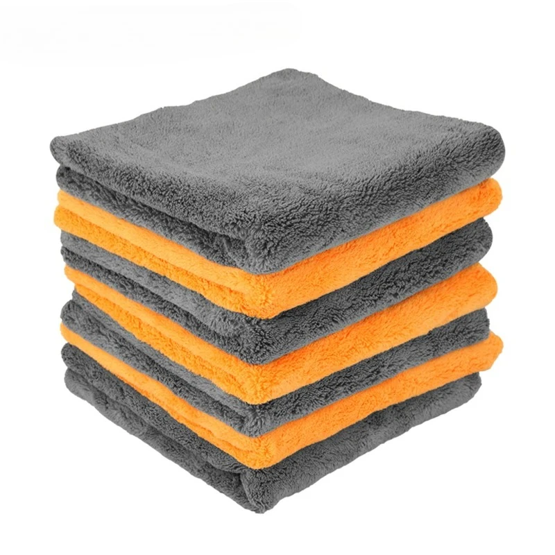 40X40cm Premium Microfiber Towels Car Care Washing Thicken Towel Car Detailing Drying Cloth Cleaning Tool Auto Wash Accessories