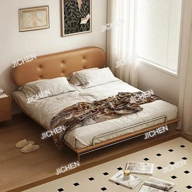 

HS Home Роскошная двуспальная кровать Wood King High End Детская каркасная двуспальная кровать Twin Brown Современный комплект мебели для спальни Cama Matrimonio