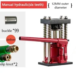 Pressa per tubi ad alta pressione manuale spruzzatore per tubi idraulici spruzzatore tubo flessibile macchina di piegatura piccola portatile