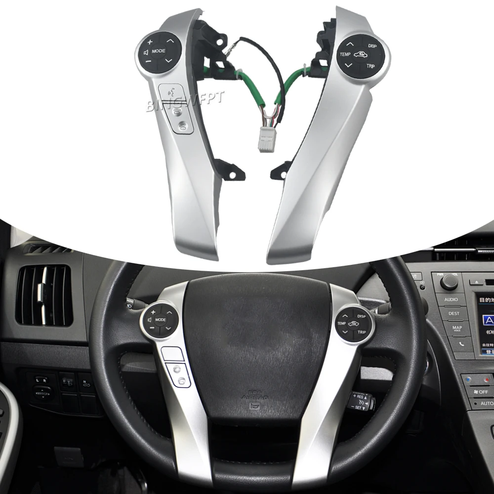 

High Configuration Cruise Controller Button Switch Steering Wheel Button For Toyota Prius C / Aqua 2011 - 2015