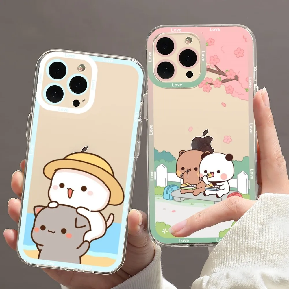 DUDU BUBU Phone Case For iPhone 11 12 Mini 13 14 Pro Max Transparent Shell