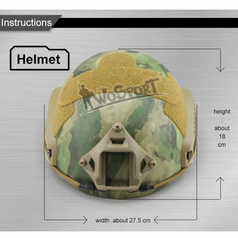 Tactical Helmet FAST MH Airsoft Protective Hunting Head Protector Paintball CS Wargame Helmets