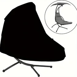 The 73-inch patio hanging sofa lounge and façade 420D waterproof exterior arc hammock swing chair cover zipper Chair sunscreen c