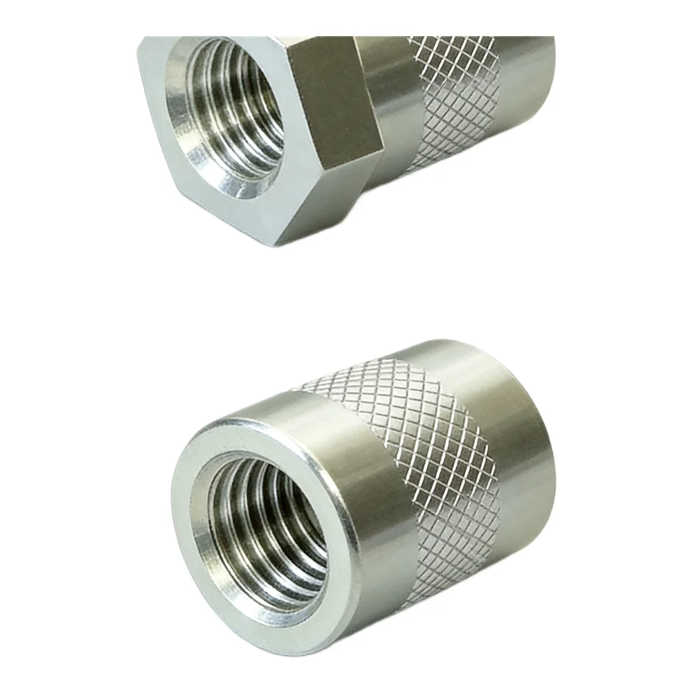 Positive Negative Aluminium Battery Terminals For M12 with Cone Shape and 8mm Knurling for Secure Battery Connection 12 36V