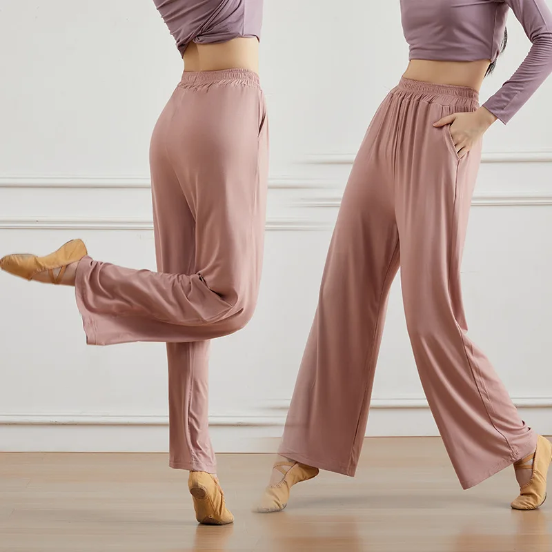 High Waist Dance Wide Leg Pant Women's Modal Pajama Pants Casual Large Size Sleepwear Pantalones Female Autumn Winter Trousers