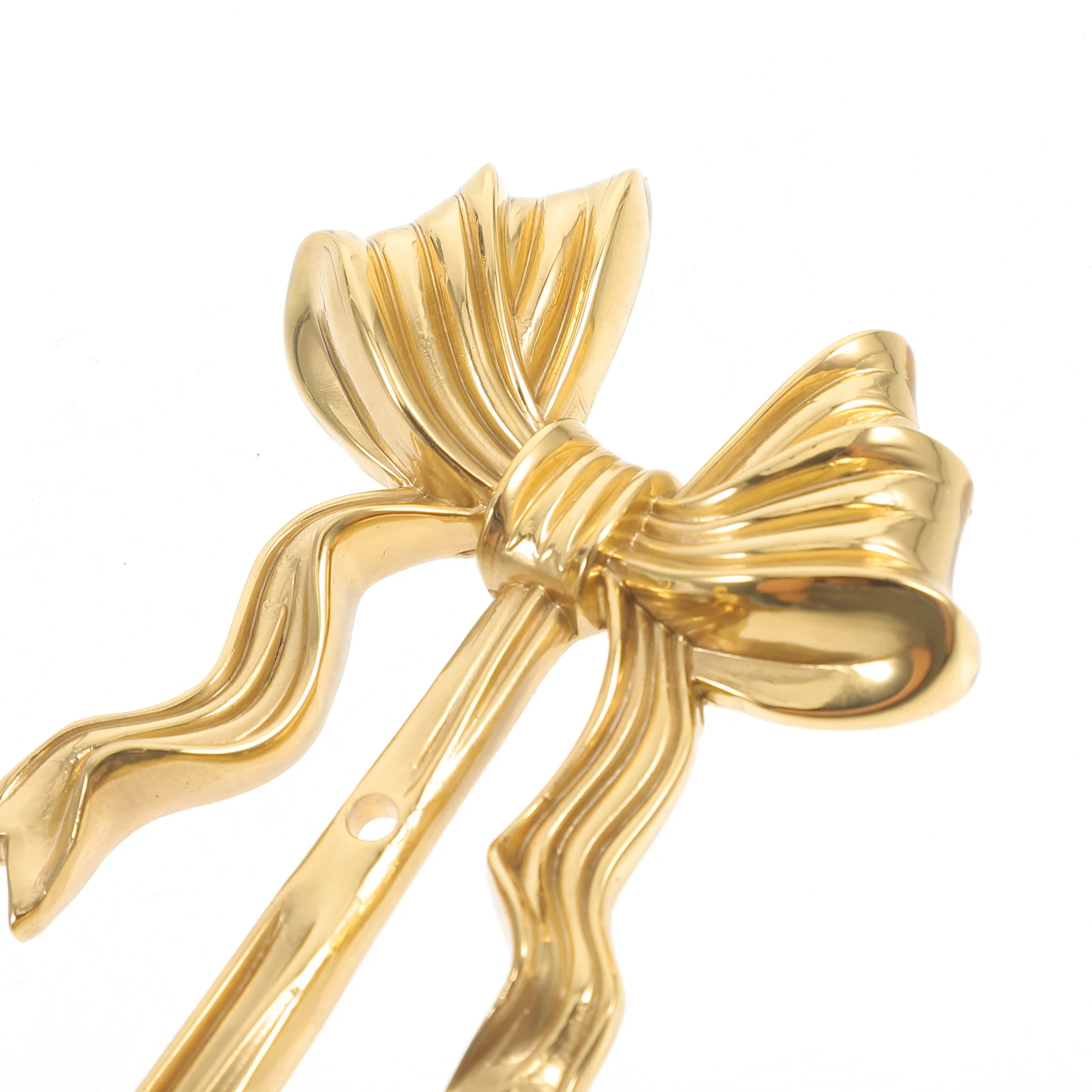 

Brass Wall Bowknot Shaped Small Size Home Multipurpose Hanger Decor Bedroom Office Multipurpose Hangers Coats Hats Storage