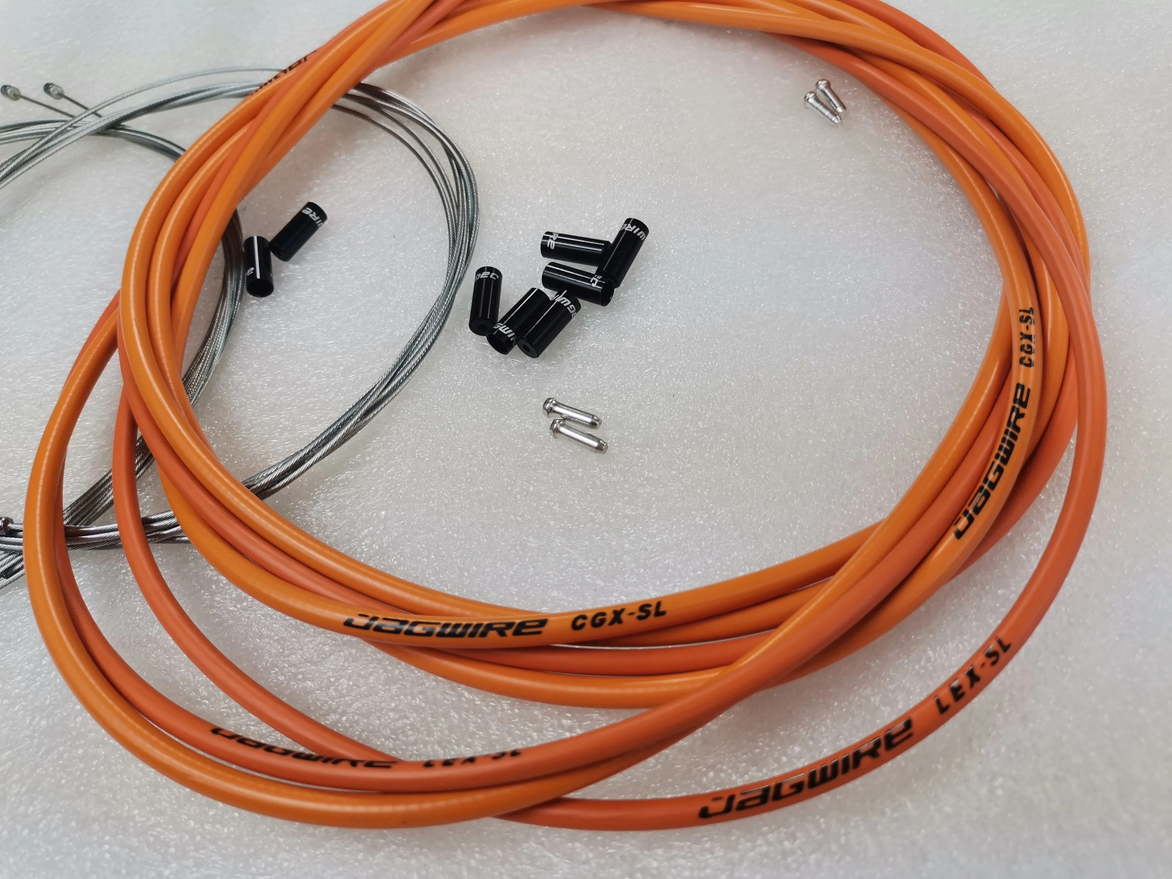 JAGWIRE HOUSING CABLE BRAKE SHIFTER COMPLETE KIT SL Slick-Lube Liner SUIT FOR SHIMANO SRAM AVID ORANGE