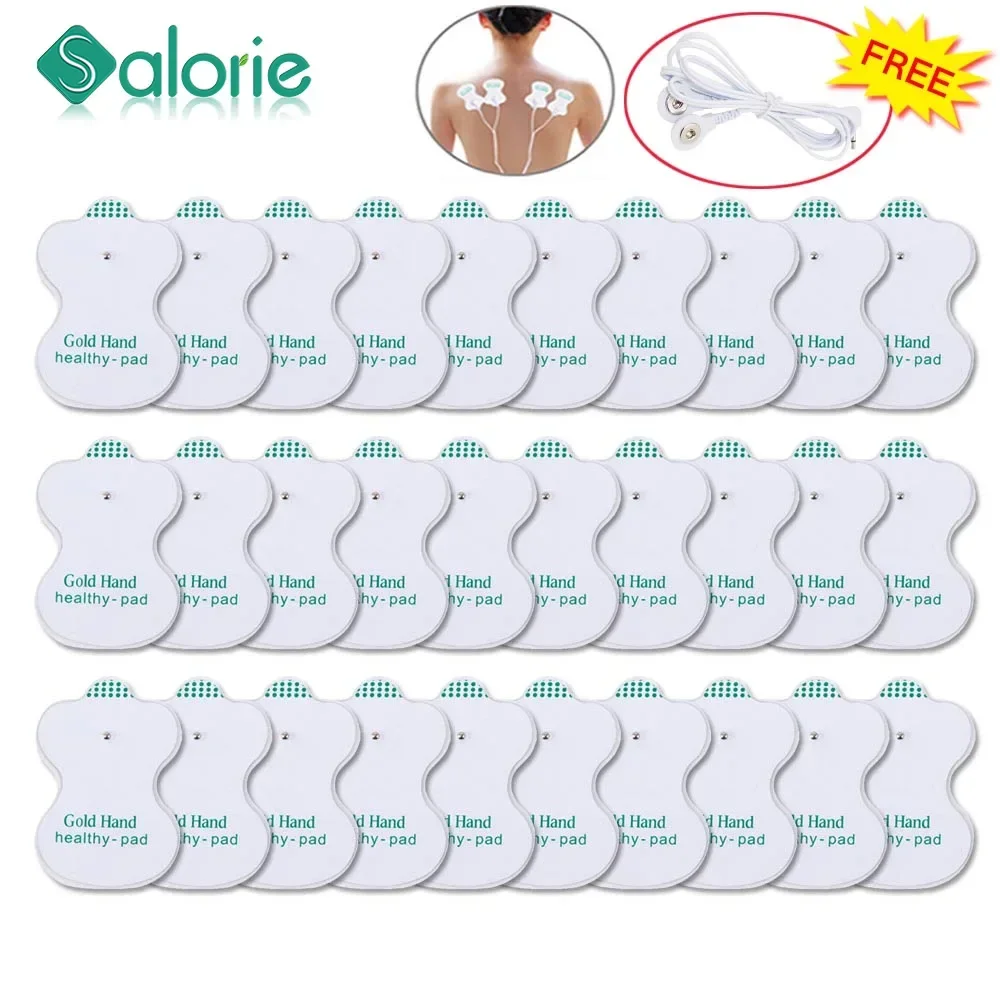 4PCS/10PCS Electrode Pads Massage Replacement Pad for Digital TENS Therapy Machine Electronic Cervical Physiotherapy Massager