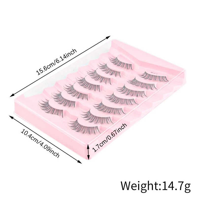 comfortable Synthetic Hair plant Eyelashes Natural Plastic Black Terrier Fake eye lash maquiagem maquiagem