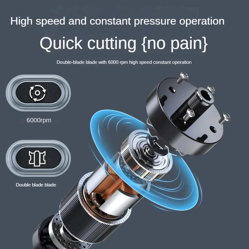  Konka Nose Hair Trimmer Safe Trimming Round Head Hair Trimmer Rechargeable Long Endurance Waterproof Portable Rapid Care